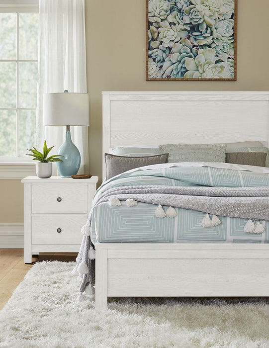 Vaughan Bassett Fundamentals 2 Drawer Nightstand in White