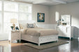 Sandy Beach 4 & 5 Piece Storage Bedroom Set with Sleigh Headboard E.King, Queen, & Cal.King - Pay Less Furniture (NJ)
