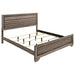 Kauffman California King, E.king, & Queen Panel Bed Washed Taupe - Pay Less Furniture (NJ)