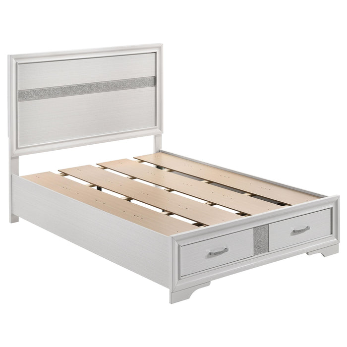 Miranda Full & Twin Storage Bed White
