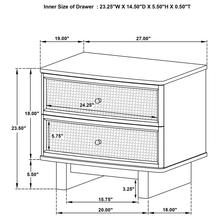 Kailani Nightstand - Pay Less Furniture (NJ)
