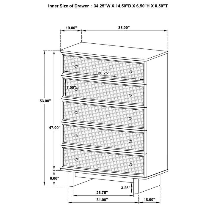 Kailani Chest of Drawers - Pay Less Furniture (NJ)