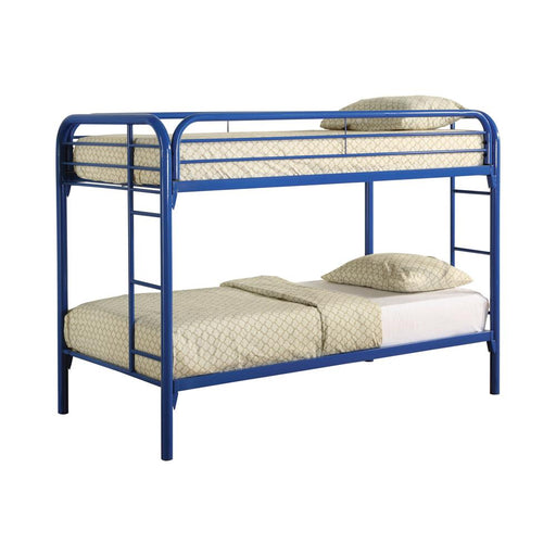 Morgan Twin Over Twin Bunk Bed Blue image