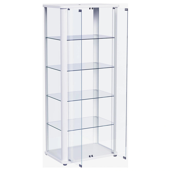 Aero Curio Cabinet with LED Lighting