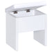 Harvey Makeup Vanity Table with Mirror and Stool - Pay Less Furniture (NJ)