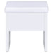 Harvey Makeup Vanity Table with Mirror and Stool - Pay Less Furniture (NJ)