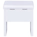 Harvey Makeup Vanity Table with Mirror and Stool - Pay Less Furniture (NJ)