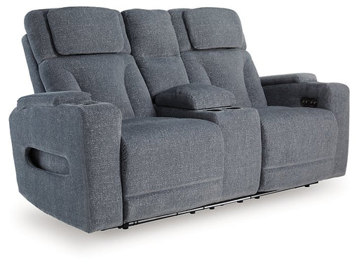 Studio Cave Power Reclining Loveseat with Console - Pay Less Furniture (NJ)