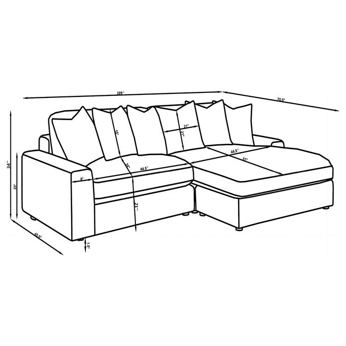 Blaine Sectional Sofa - Pay Less Furniture (NJ)