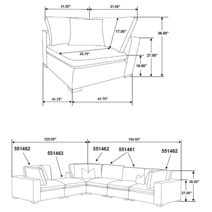 Lakeview Modular Sectional Sofa - Pay Less Furniture (NJ)