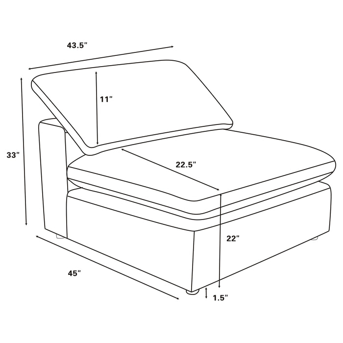 Raleigh Modular Sectional Sofa - Pay Less Furniture (NJ)