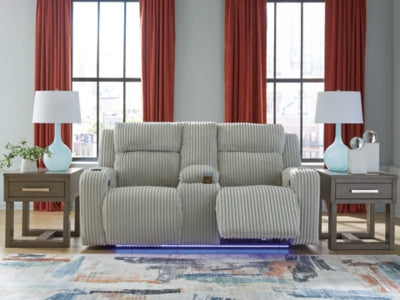 Forest Lake Power Reclining Loveseat with Console - Pay Less Furniture (NJ)