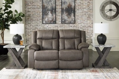 First Base Reclining Loveseat - Pay Less Furniture (NJ)
