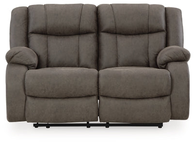 First Base Reclining Loveseat - Pay Less Furniture (NJ)