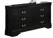 Crown Mark Furniture Louis Philip Dresser in Black image