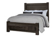 Vaughan Bassett Dovetail Queen Poster Bed with 6x6 Footboard in Java image
