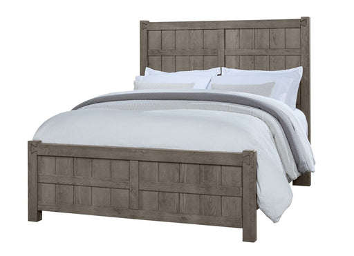 Vaughan Bassett Dovetail Queen Board and Batten Bed in Mystic Grey image