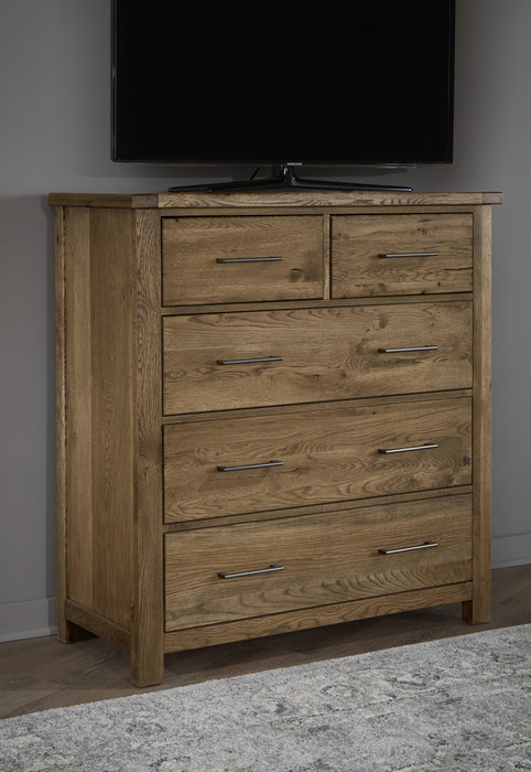 Vaughan Bassett Dovetail Standing Dresser in Natural