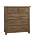 Vaughan Bassett Dovetail Standing Dresser in Natural image