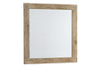 Vaughan Bassett Dovetail Landscape Mirror in Sun Bleached White image