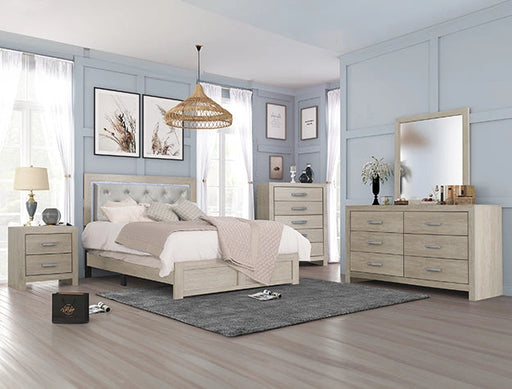 Crown Mark Furniture Jaylen Dresser Mirror in Gray image