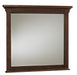Vaughan Bassett Vista Landscape Mirror in Warm Cherry image
