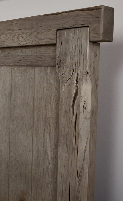 Vaughan Bassett Yellowstone Queen American Dovetail Panel Storage Bed in Dapple Grey