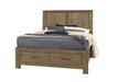 Vaughan Bassett Yellowstone Queen Panel Storage Bed in Chestnut Natural image