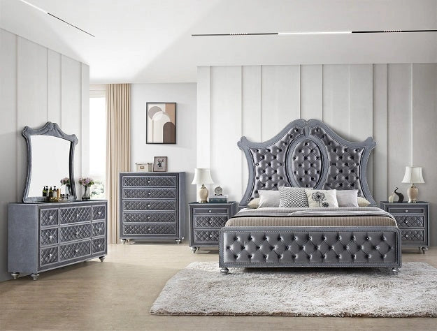 Crown Mark Furniture Voltare Dresser in Dark Grey image