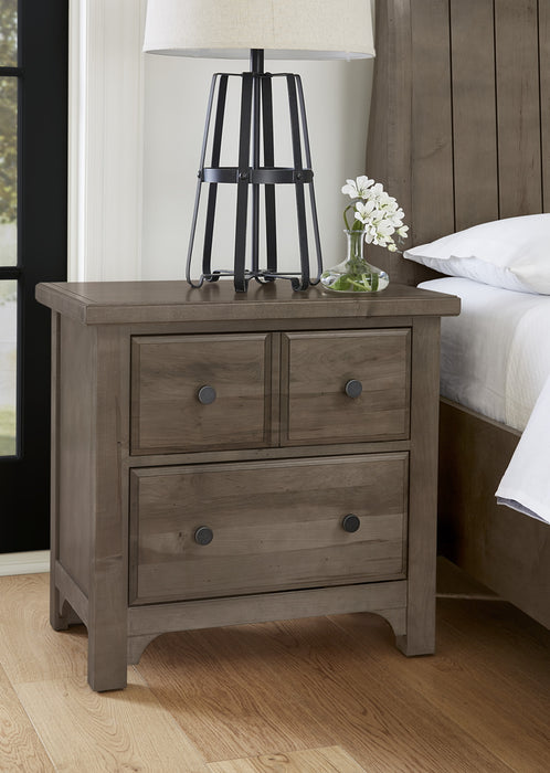 Vaughan Bassett Cool Farmhouse Nightstand in Grey
