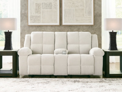 Orlen Reclining Loveseat with Console - Pay Less Furniture (NJ)