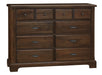 Vaughan Bassett Lancaster County 8 Drawer Dresser in Amish Walnut image