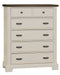 Vaughan Bassett Lancaster County 5 Drawer Chest in Dove Grey image