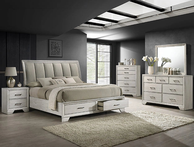 Jaymes Nightstand White Mist