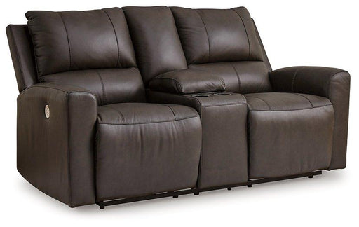 Boxmere Power Reclining Loveseat with Console - Pay Less Furniture (NJ)