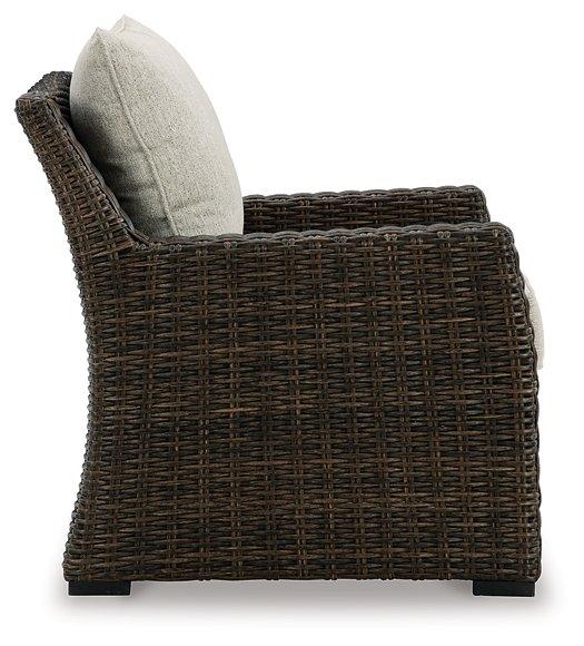 Brook Ranch Outdoor Lounge Chair with Cushion