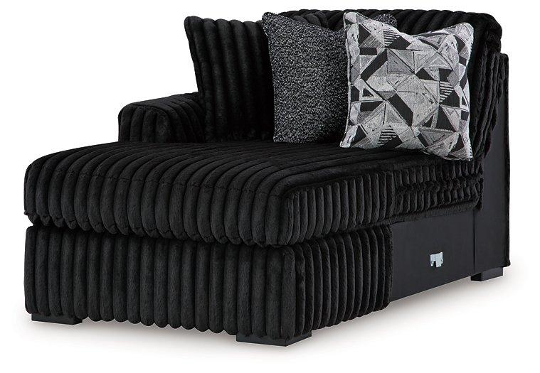 Midnight-Madness Super Chaise - Pay Less Furniture (NJ)