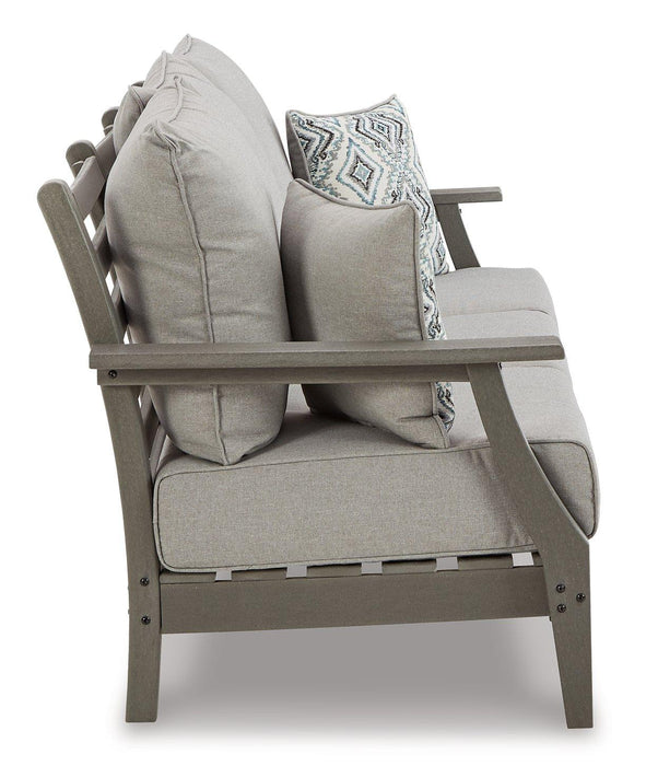 Visola Outdoor Sofa and Loveseat Set - Pay Less Furniture (NJ)