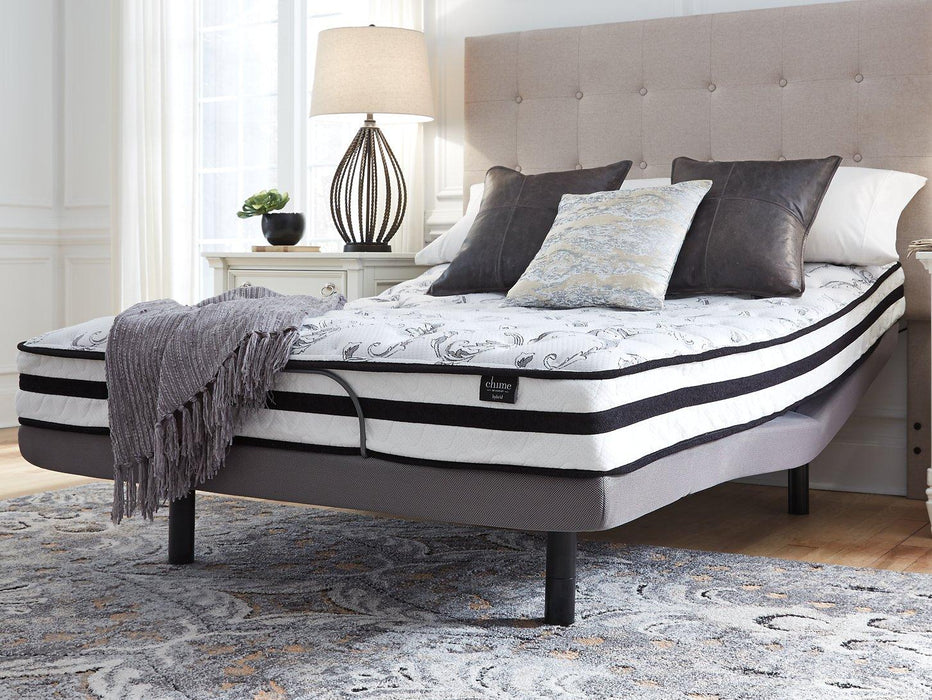 8 Inch Chime Innerspring Mattress Set - Pay Less Furniture (NJ)