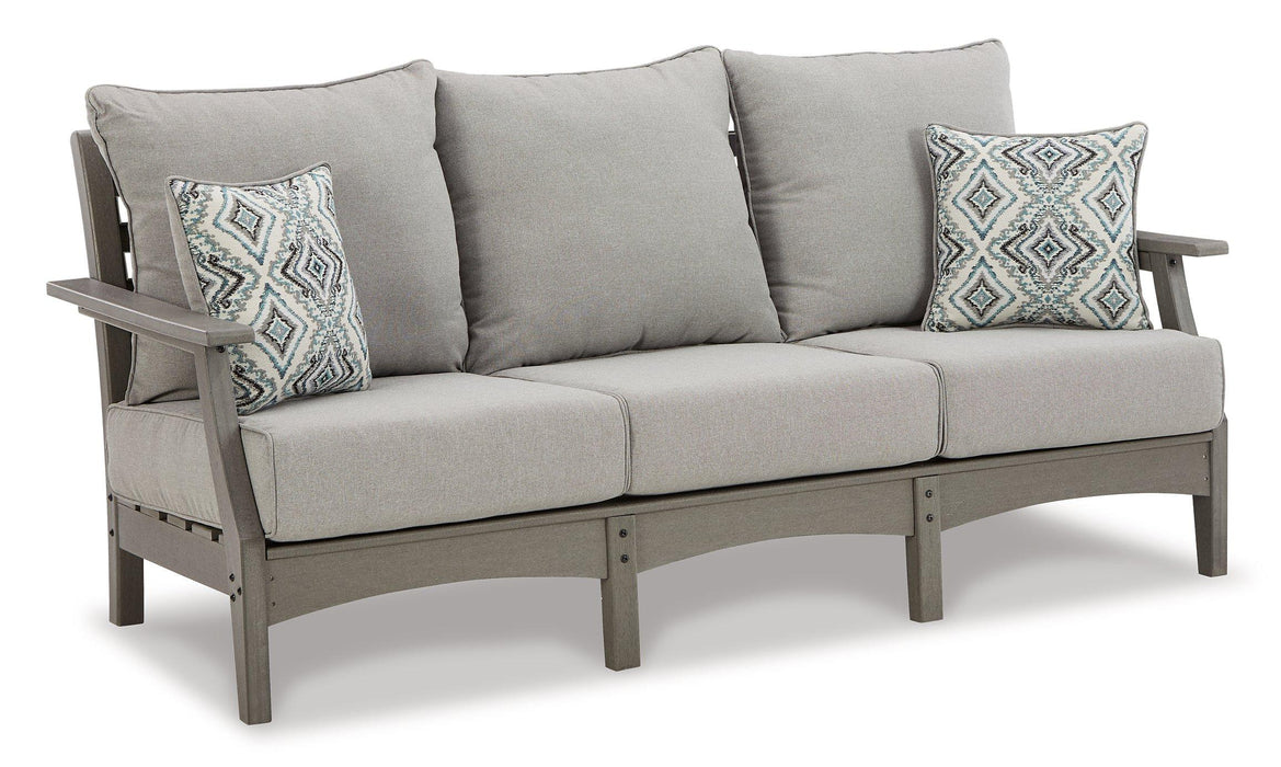 Visola Outdoor Sofa and Loveseat Set - Pay Less Furniture (NJ)