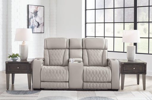 Boyington Power Reclining Loveseat with Console - Pay Less Furniture (NJ)