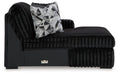 Midnight-Madness Super Chaise - Pay Less Furniture (NJ)