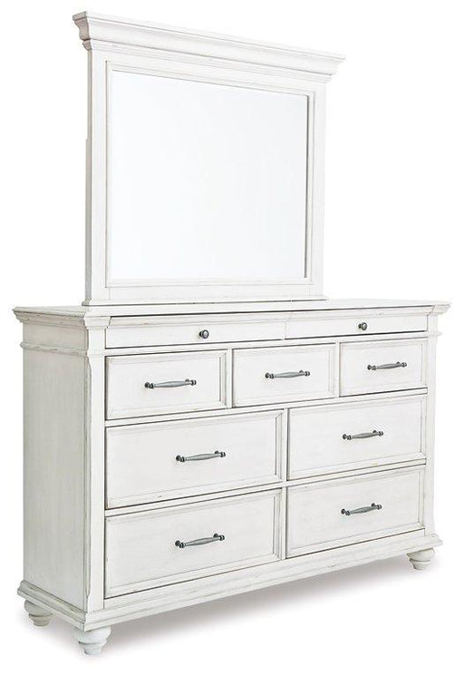 Kanwyn Dresser and Mirror - Pay Less Furniture (NJ)