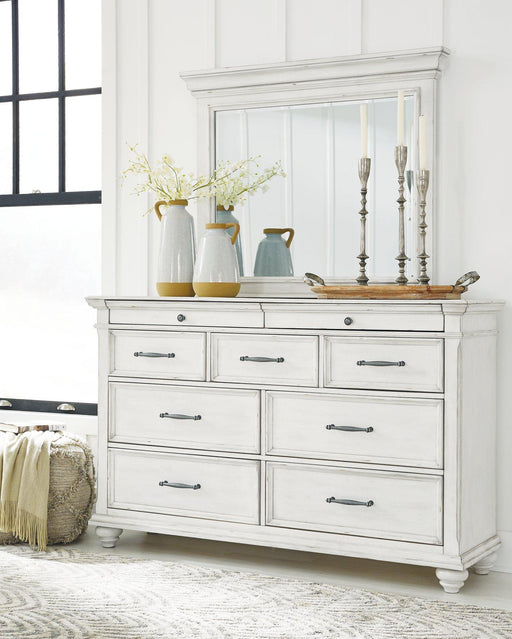 Kanwyn Dresser and Mirror - Pay Less Furniture (NJ)