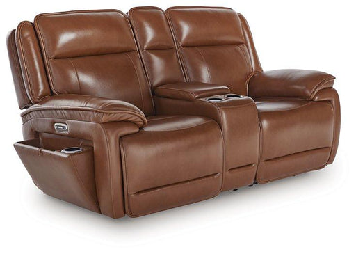 Healy Pier Power Reclining Loveseat with Console - Pay Less Furniture (NJ)