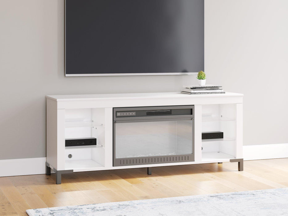 Brollevi 60" TV Stand with Electric Fireplace - Pay Less Furniture (NJ)