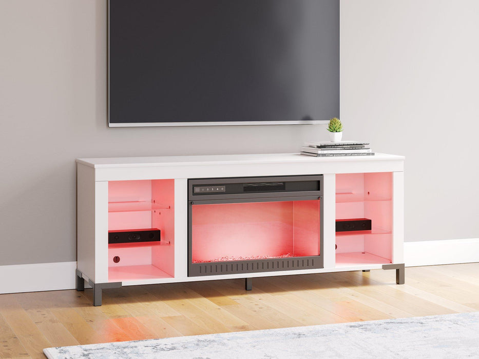 Brollevi 60" TV Stand with Electric Fireplace - Pay Less Furniture (NJ)