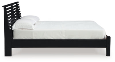 Danziar Queen Slat Bed - Pay Less Furniture (NJ)