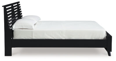 Danziar Queen Slat Bed - Pay Less Furniture (NJ)