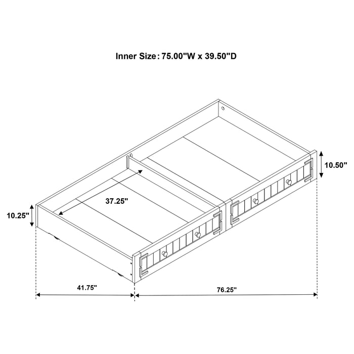 Oakdale Daybed with Trundle - Pay Less Furniture (NJ)